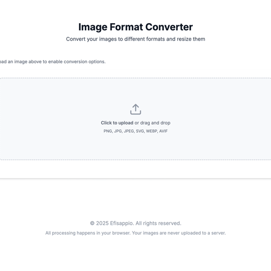 Powerful tools for developers and professionals to rename, convert, and manage images efficiently.